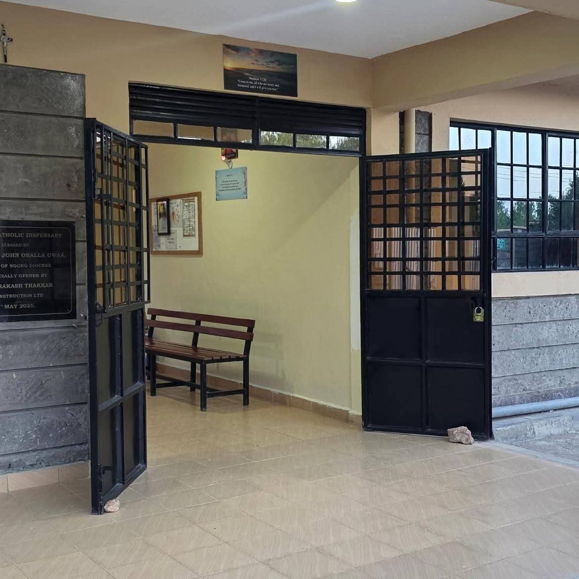Front entrance of St. Joseph Catholic Dispensary